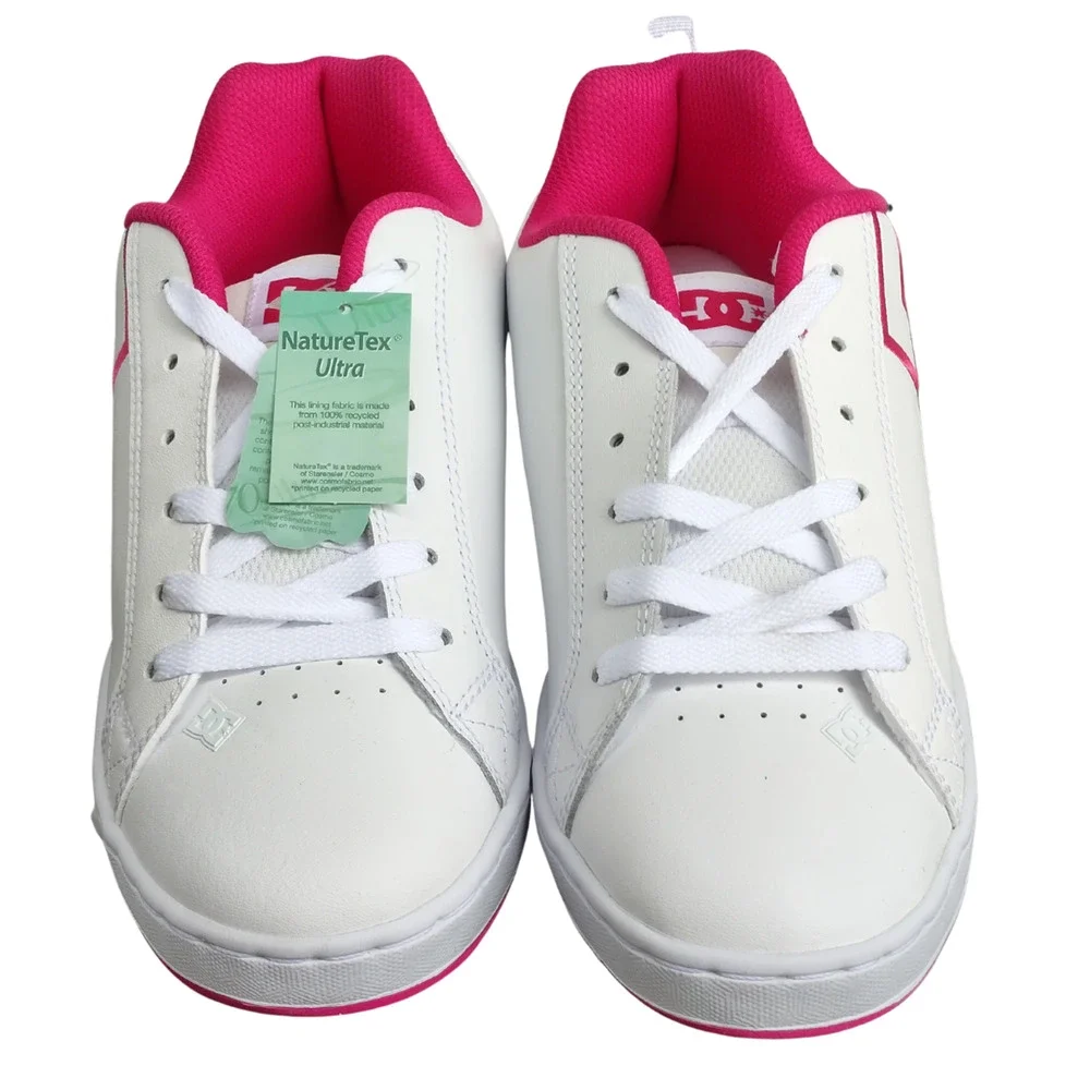 SOLD Court Graffik Crazy Pink White Sneakers TENNIS SHOES 11 $5 SHIPPING - Picture 5 of 7